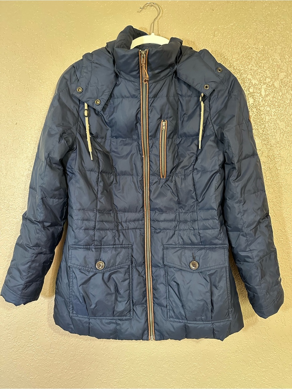 Eddie Bauer Down Puffer Yukon Classic Parka Coat Sz TM Tall